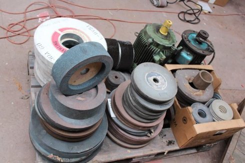 Item grinding wheels + motors