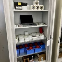 HANEU Workshop cabinet with contents