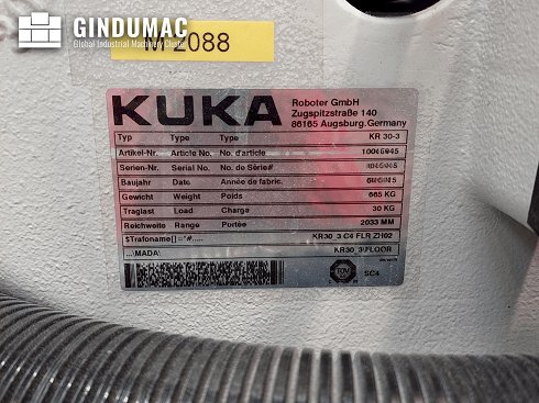 &#x27a4; KUKA KR 30-3 usado - 2015 - Robot En Venta | gindumac.com