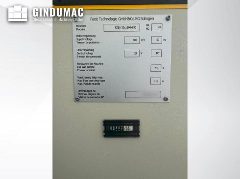 &#x27a4; Venta de FORST RTSA 32x1600x630 usados | gindumac.com