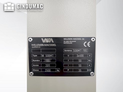 &#x27a4; Venta de WILLEMIN-MACODEL 508MT-195 usados | gindumac.com