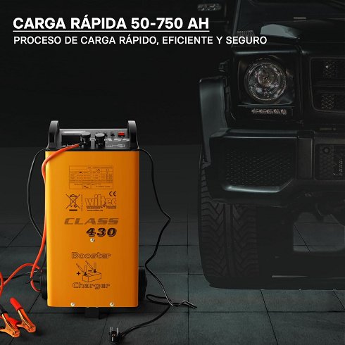 Arrancador y Cargador automático de baterías multifunción 12V/24V (Nuevo)