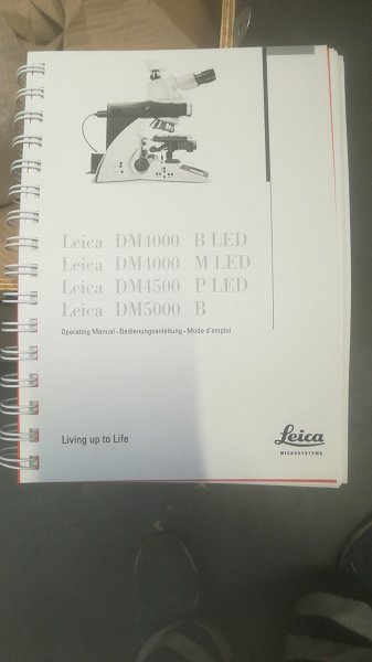 Microscopio de polarización LED LEICA DM4500 P