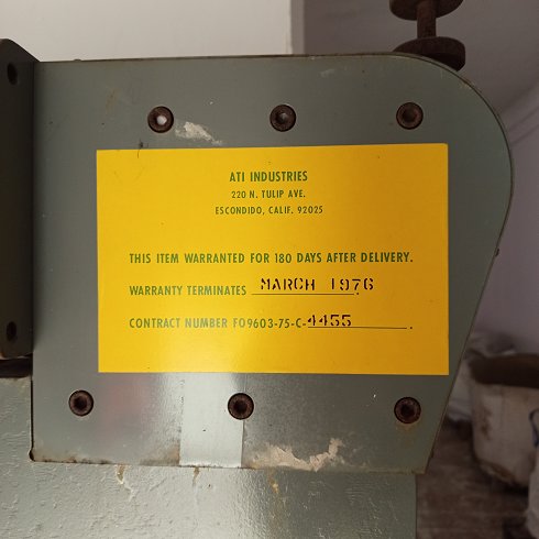 AT256 SS Stationary Hot Dimpling Machine del año 75