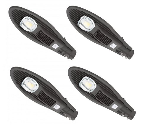 Lote de 4 Farolas LED 50W para Iluminacion Vial (Nuevas)