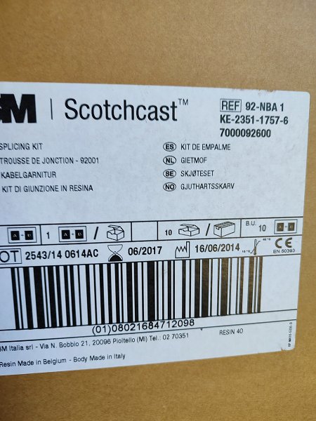 kit de empalme (Splicing Kit) 3M Scotchcast.