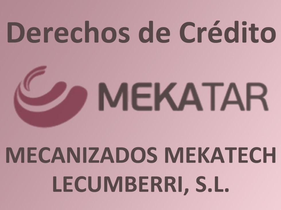 Derechos de Cobro - MEKATAR - MEKATECH