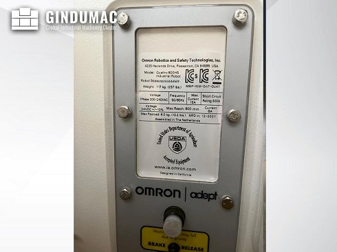 &#x27a4; OMRON Quattro 800HS usado con plataforma P30 | Brazo robótico