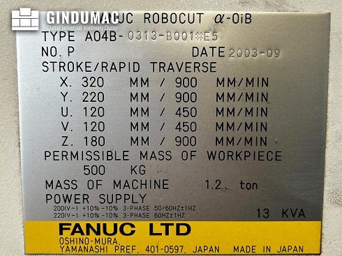 &#x27a4; Venta de FANUC Robocut &#x03b1;-0iB usadas | gindumac.com