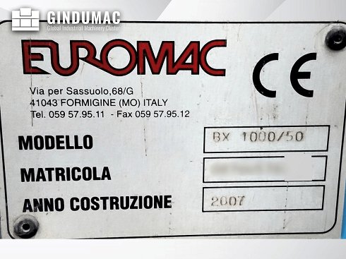 &#x27a4; Venta de Euromac BX 1000/50 usados | gindumac.com