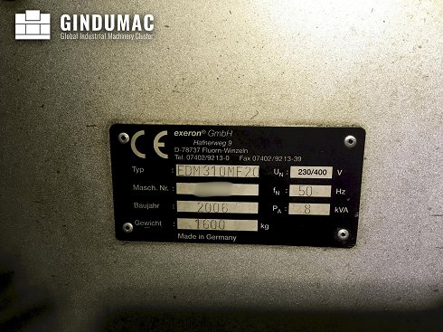 &#x27a4; Venta de Exeron EDM 310 MF20 de segunda mano | gindumac.com