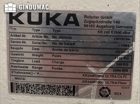 &#x27a4; Venta de KUKA KR 240 R2900 ultra usados | gindumac.com