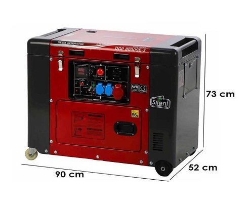 Generador Electrico Diesel Isonorizado Monofasico y Trifasico de 6000W (Nuevo)