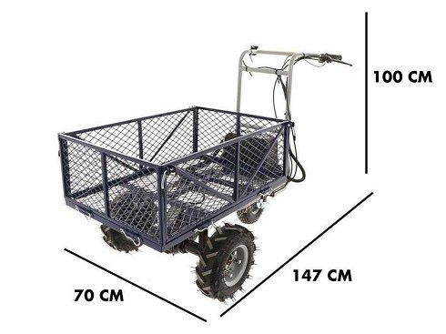 Carretilla Autopropulsada con Motor Electrico para Cargas 230Kg (Nueva)