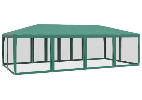 Carpa para Eventos de 8x4metros con Paredes Mosquiteras (Nueva)