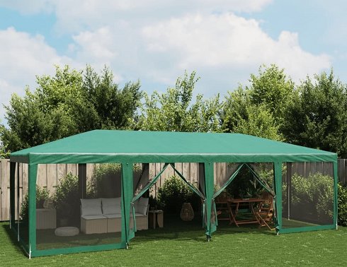 Carpa para Eventos de 8x4metros con Paredes Mosquiteras (Nueva)