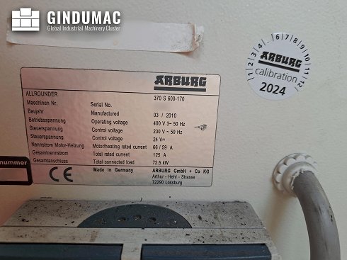 &#x27a4; Venta de Arburg 370 S 600 - 170 usados | gindumac.com