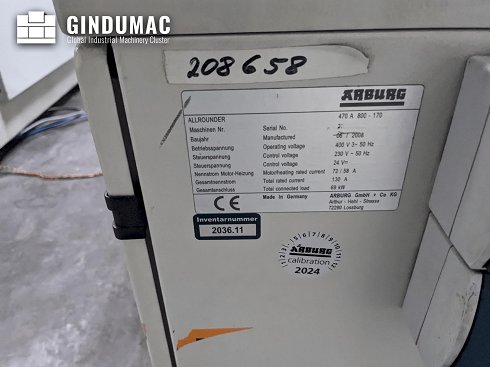 &#x27a4; Venta de Arburg 470 A 800-170 usados | gindumac.com