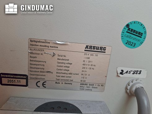 &#x27a4; Venta de Arburg 370 H 600-100 usados | gindumac.com