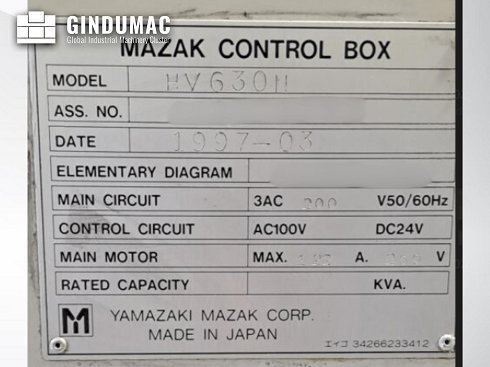 &#x27a4; Venta de Mazak HV-630 usados | gindumac.com