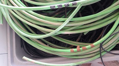 425 kgs de cable de cobre