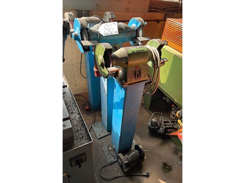 Lots of double bench grinders