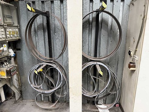 Hojas de sierra en el lote WESPA