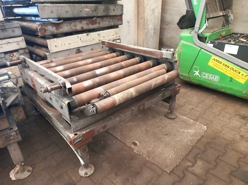 Plato giratorio de rodillos