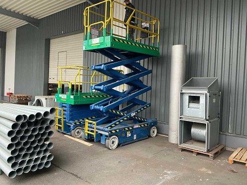 Plataforma de trabajo a�rea vertical X26N