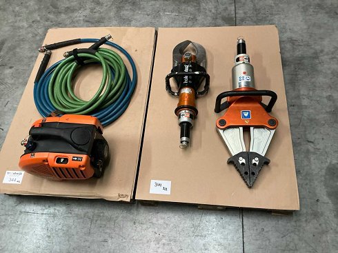 Herramientas hidr�ulicas del kit Holmatro Komplete