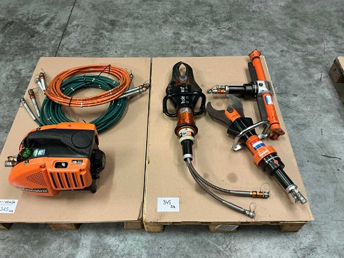 Herramientas hidr�ulicas del kit Holmatro Komplete