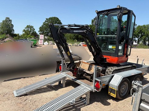 Eurocomach - 18ZT - 2021 - Mini excavadora + remolque de transporte en t�ndem