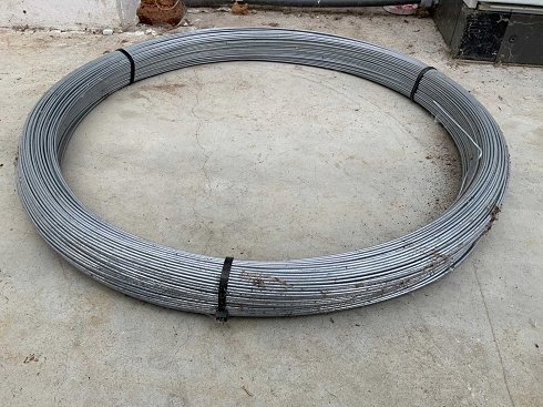 Rodillo de cable tensor galvanizado