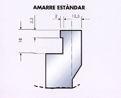 Utillaje tipo COLLY para plegadora