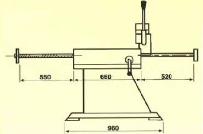 Cizalla guillotina manual GM1015 de 1.030mm