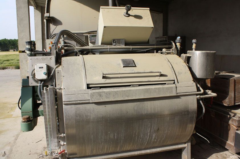 Máquina de tintura de prenda rotativa