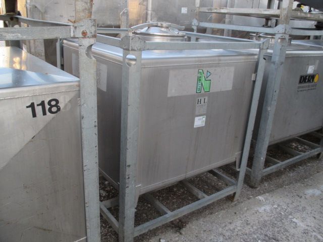 Depósitos 1.000 litros contenedores cuadrados