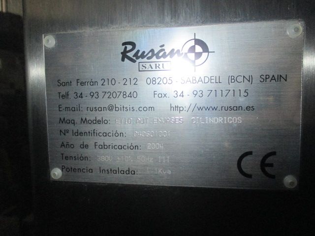 Etiquetadora automatica "Rusan Saru"