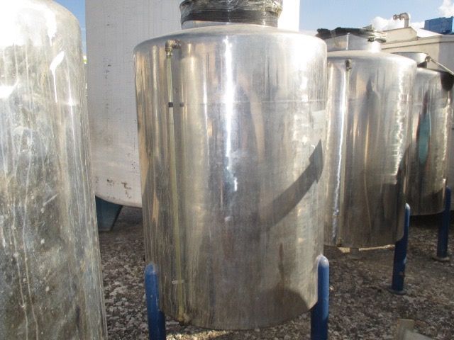 Depositos sencillos de acero inoxidable de 1.000 litros