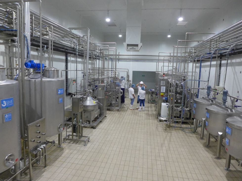 Instalaciones completas para la industria láctea