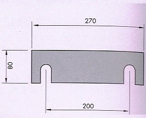 Tope manual para plegadora RPS-500