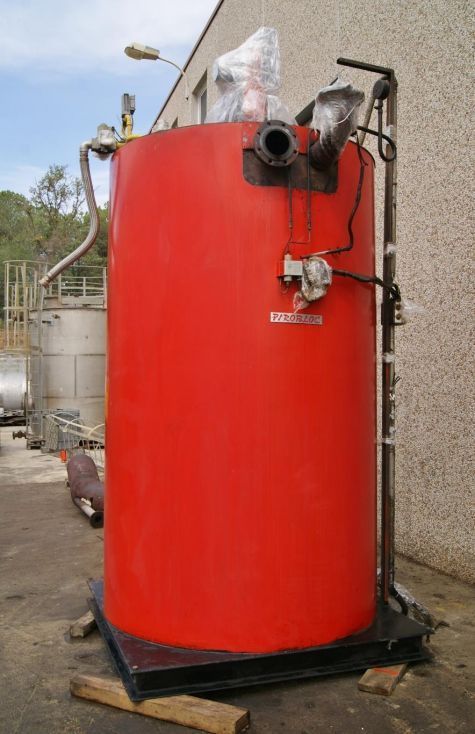 Caldera de aceite termico con quemador de Gas