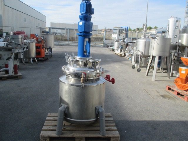 Deposito reactor en acero inoxidable de 200 litros