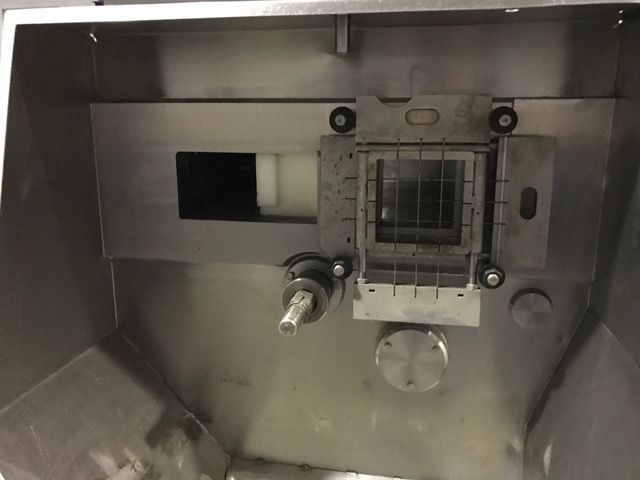 Maquina cortadora de dados HOLAC automática en acero inoxidable