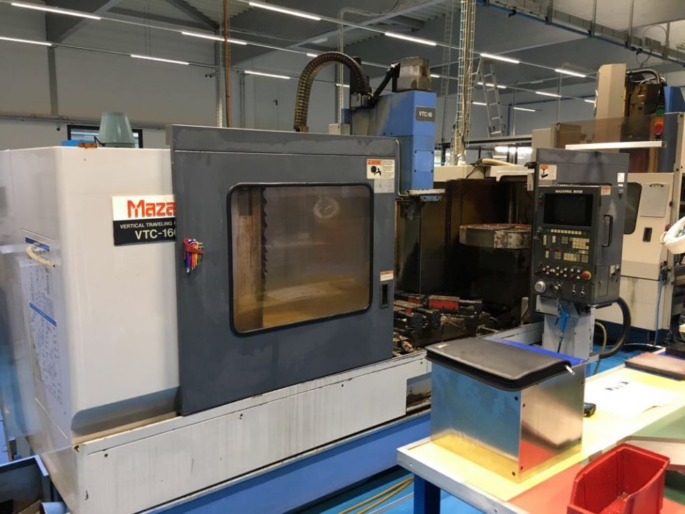 Mazak VMC VTC 16 C X/Y/Z 1600 x 410 x 510 mm Mach4metal