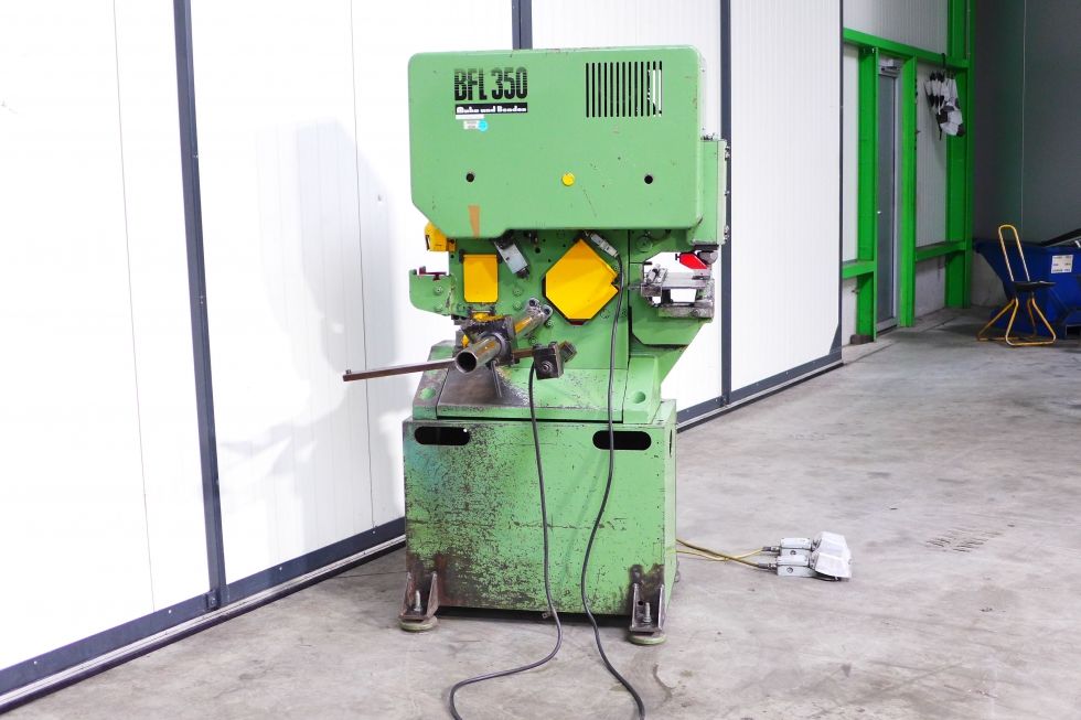 Mubea ironworker BFL 350 punching, cutting, angle cutting