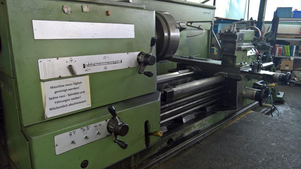 Lathe VDF Boehringer DUE 1000 x 2000 mm Mach4metal