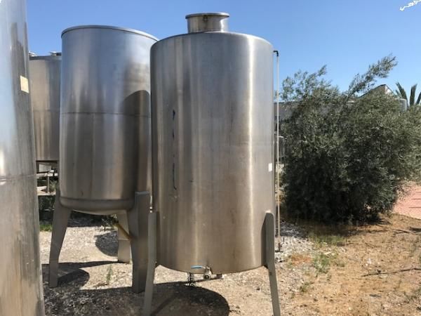 Depositos sencillos en acero inoxidable de 3.000 litros