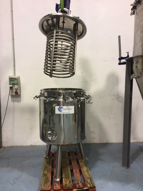 Reactor 400 litros en acero inox 316