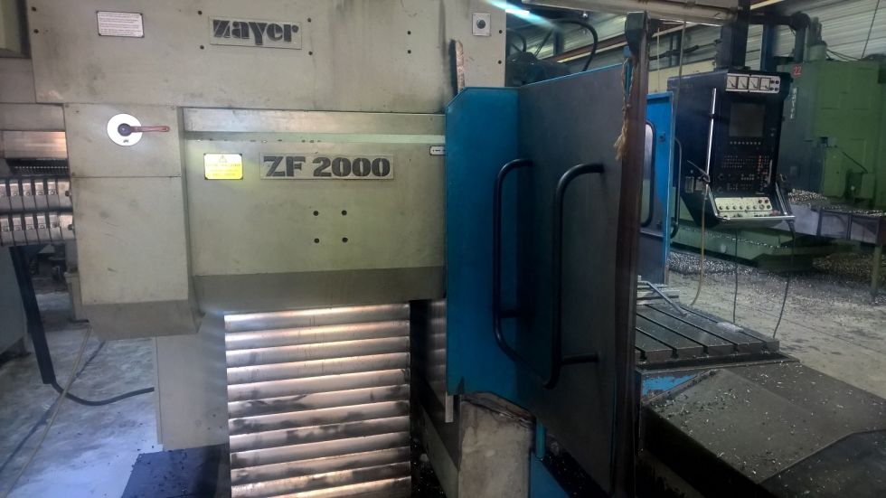 Zayer ZF Bed milling machine 1700 x 800 x 800 mm